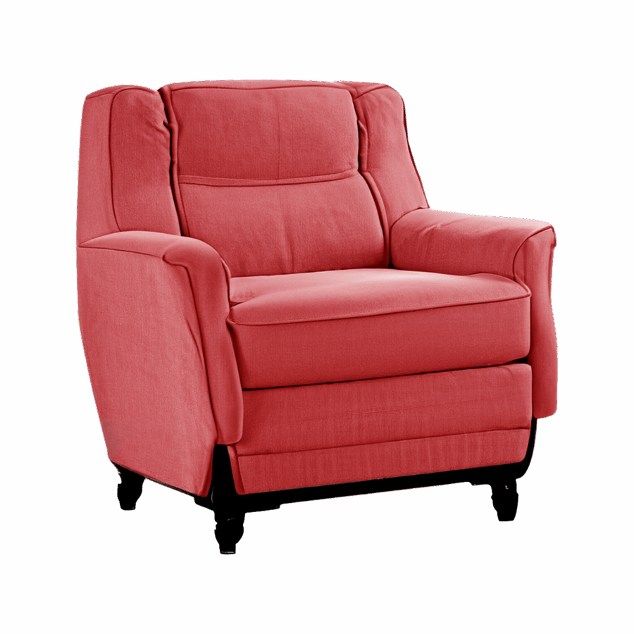 Cammi Blue Leather Armchair - Image 3
